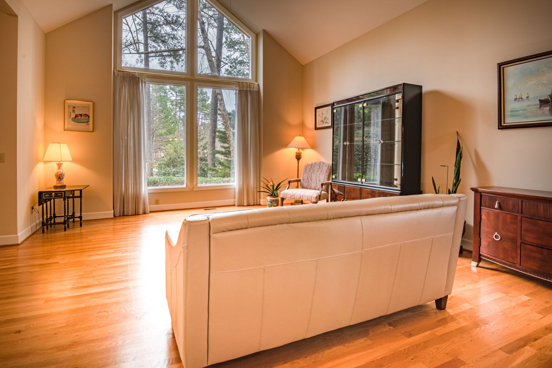 Hardwood floor interior